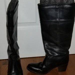 Frye Black Leather Boots